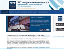 Tablet Screenshot of congresodirectivos.com